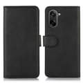 OnePlus Nord CE5 5G Plånboksfodral med Ställ Lädertextur[JUN] Black