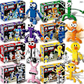 Miniatyrbilde 1 av 5: 8 stk 2023 Roblox Rainbow Friends Dører Byggesteiner Figurer Monter Modell Barn Adventsleke
