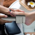 Miniatyrbillede 2 af 5: Elektrisk fodsliber pedicure enhed vaskbar automatisk fjernelse af død hud Gray