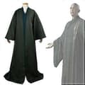 Voldemort Cosplay -pukusetti hupullisella viitalla aikuisille (XL)[JUN]