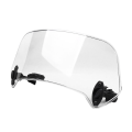 Miniatyrbillede 1 af 5: Transparent farve Universal Motorcykel Justerbar vindskærm forlængelse Vindskærm Spoiler Air Defl