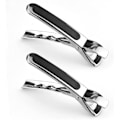 Miniatyrbilde 1 av 5: 2 stk Tallerken Griper Rustfritt Stål Disk Tallerken Klips Tang Air Fryer Panner Griper Anti-varm Tallerken