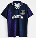 94-95 säsong borta Tottenham retro tröja träningströja S