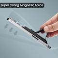 Miniatyrbilde 5 av 5: MagSafe-kortlomme, lærtelefonveske med magnetisk stativ fingergrep for iPhone 15/14/13/12-serien Black