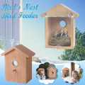 Miniatyrbild 1 av 5: Fönsterfågelmatare med färgsats Fönsterfågelholk Fågelholk med starka sugkoppar Genomskinlig fågelholk för barn My Clear Birdhouse, Clear Birdhouse, Craft