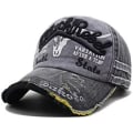 Miniatyrbilde 2 av 5: Cap Cap Vintage bomullskasket Unisex Distressed Snapback Trucker Hat