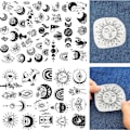Miniatyrbilde 3 av 10: 2 stk Broderipapir Handsømmet Stabilisatorer D D D D