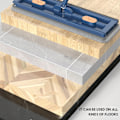 Miniatyrbillede 7 af 11: Roterbart Hoved Breddet Flade Mopp Arbejdsbesparende Rengøringsmopp til Hjemmet i Stuen Blue 4 mop pads