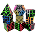 Miniatyrbild 1 av 4: 3x3 4x4 5x5 Pyramid Magic Cube Super Smidig Magic Rubiks Pussel Snabb Hastighet Rubiks Rubix Leksak SQ1