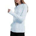 Miniatyrbilde 1 av 9: UPF 50+ UV Solbeskyttelse Dameklær Zip Up Hoodie Langærmet Fiske Løping Vandring Jakke Utendørs Performance Skjorte, lyseblå, 4XL