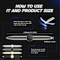 Miniatyrbild 5 av 5: 4 st Fidget Pen Spinner Penna med LED-ljus Multifunktionell Cool Ångestpenna Hjälp Stressreducerare Kulspetspenna (Som Visas)
