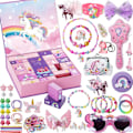 Miniatyrbillede 1 af 5: 2023 Ny Jul Adventskalender Charm 24 Dages Nedtælling Kalender Julpigen Smykker Halskæde Armbånd Enhjørning Julegaver style 2