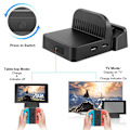 Miniatyrbild 4 av 8: TV-dockningsstation för Nintendo Switch, portabel TV-docka