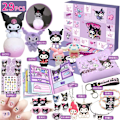 Miniatyrbild 1 av 2: Adventskalender för flickor 2024 - Julkalender med Tillbehör och Juldekorationer Kuromi