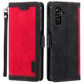 til Samsung Galaxy A36 5G Pungcover Stativ Læder Telefoncover[JUN] Red