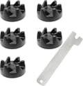 5 st Blandare gummikoppling Kuggkoppling för Kitchenaid 9704230