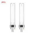 2-pack 9W G23 UV-ersättningslampa för akvariumsterilisator [JUN]