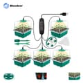 5-delat miniväxthuskit med fullspektrum växtlampa och ventilation [JUN]