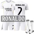 Real Madrid Hjemmefotballdrakt 2025-2026 Ronaldo Nr. 7 Sett[JUN] 20 No. 7 Ronaldo