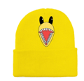 Rainbow Friends strikket hue trykt hue Børne vintergave Yellow