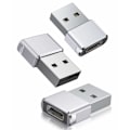 Miniatyrbild 1 av 5: USB till USB C adapter 3-pack, Typ C hona till USB A hane omvandlare