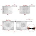 Miniatyrbillede 3 af 4: UISEBRT 6x4m 480 LED Varm Hvid Julelysnet med 8 indstillinger[JUN] Grön