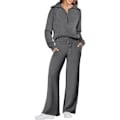 Pikkukuva 1 / 7: Dam 2-osainen treeniasusetti, Avara Loungewear, Urheilupuku Harmaa Grey 2XL