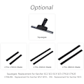 Miniatyrbilde 2 av 4: Erstatningsblad for vindusvask til Window Vac 2 stk 280 mm gummi tilbehør reservedel for Karcher WV2 WV5