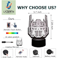 Miniatyrbillede 3 af 8: 3D Optisk Illusion Transformers Model Skrivebordslampe LED Natlampe