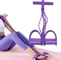 Elastiska motståndsband för helkroppsträning - Lila[JUN] onesize Purple