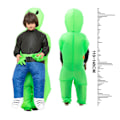 Miniatyrbilde 2 av 5: Oppblåsbar Alien-drakt for barn, festlig oppblåsbar drakt, Halloween-cosplay, fantasy-drakt