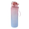 1000ml Sportvattenflaska med Sugrör för Utomhusaktiviteter[JUN] Pink