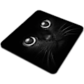 Miniatyrbilde 3 av 4: Sort katte gaming musematte tilpasset, sort katt med hvitt øye Looki