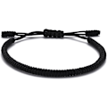 Miniatyrbild 1 av 8: Tibetanskt handgjort justerbart flätat rep Chakra-armband för kvinnor Män Tonåringar Vänskapsgåva[JUN] Black