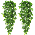 Miniatyrbillede 1 af 5: 2 stk. kunstig efeu klatreplante, kunstig hængende plante