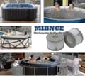 Miniatyrbilde 3 av 3: 8 Erstatningsfilterpatroner Kompatible med Mspa Oppblåsbar Pool, Jacuzzi[JUN]