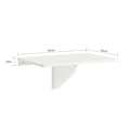 Miniatyrbilde 2 av 10: SoBuy Veggmontert Klaffbord Skrivbord, Spisebord Barbord FWT03-W White