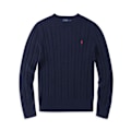 Pikkukuva 1 / 2: Polo Ralph Lauren Miesten Neulepaita Pyöreä Kaula-aukko Löysä Rentoutunut Pitkähihainen Neulepaita Kuninkaallinen Sininen Royal Blue M