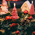 Miniatyrbillede 3 af 5: 2 stk. Lysforme, 3D-Juletræ 2022 Xmas Trees