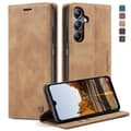 Samsung A17 Læder Wallet Case med Stand & Kort Slots[JUN] brun