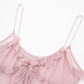 Miniatyrbilde 8 av 8: Trendy Ruffletanktopp med Suspenderskjort ROSA XS Pink Pink XS