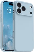 Ultratunt MagSafe-skal för iPhone 17 Pro Max - Mjukt flytande silikonskydd [JUN] iPhone 17 Pro Max bleu bébé