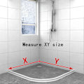 Miniatyrbillede 5 af 10: Nem installation - Silikon Duschbarriere Vandstop Vandtætning Strip Wet Dry Separation Blocker sort black 250CM