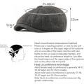 Miniatyrbilde 2 av 4: Newsboy Cap Justerbar Herringbone Baker Boy Flat Kepsar Skyddsmössa Tyg Cap för män
