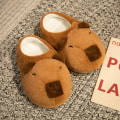 Pikkukuva 2 / 5: Piirretty Capybara Lämpimät Tossut Pehmeät Liukumattomat Kotitossut e Plus