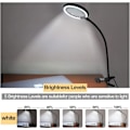Pikkukuva 3 / 5: LED-suurennuslasi lampulla ja puristimella, 6 säädettävää valoasetusta qd[CH]