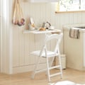 Miniatyrbilde 1 av 10: SoBuy Veggmontert Klaffbord Skrivbord, Spisebord Barbord FWT03-W White