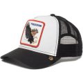 Miniatyrbillede 1 af 2: Mesh broderet dyrehat Snapback Hat Eagle W eagle white