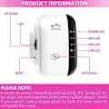 Pikkukuva 2 / 3: Toistin, WLAN-vahvistin 300 Mbit/s 2,4 GHz WiFi Range Extender, F