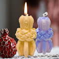 Miniatyrbillede 1 af 5: Forme til lysfremstilling, 3D silikoneharpiks Knitted